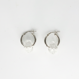 Crystal Donut Piccolo Hoops