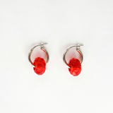 Crystal Donut Piccolo Hoops
