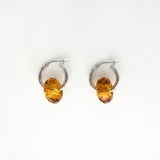 Crystal Donut Piccolo Hoops