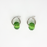Crystal Donut Piccolo Hoops