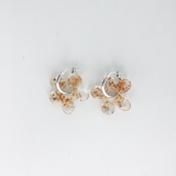 Flora Piccolo Hoops Silver