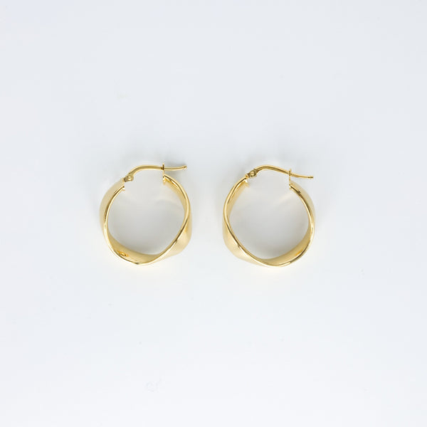 Alma Piccolo Hoops Gold