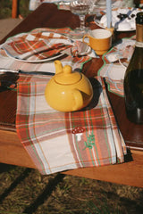 Mushroom Kitchen Towels Toffee, Set of 2