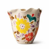 Floral Ruffle Vase