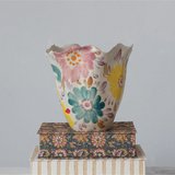 Floral Ruffle Vase