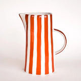 Striped Ceramic Jug