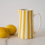 Striped Ceramic Jug
