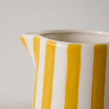Striped Ceramic Jug