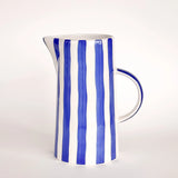 Striped Ceramic Jug