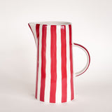 Striped Ceramic Jug