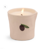 Market Candle & Saucer