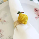 Lemon Napkin Rings (Set of 4)