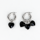 More Amore Grande Hoops Silver