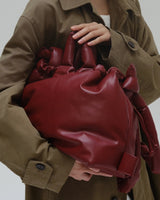 Ona Vegan Leather Bag - Cherry Red