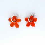 Flora Piccolo Hoops Silver