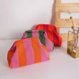 Simon Striped Clutch