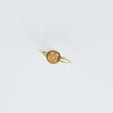 Engraveable Signet Ring 14k Gold