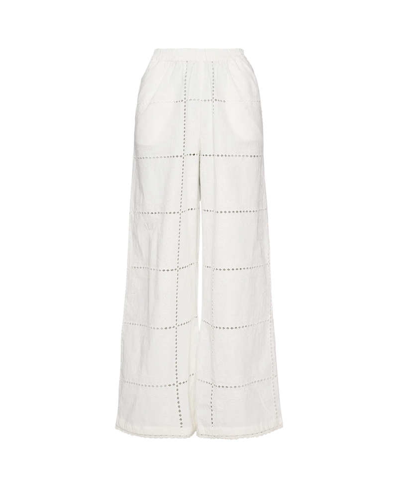 Hilde White Trousers