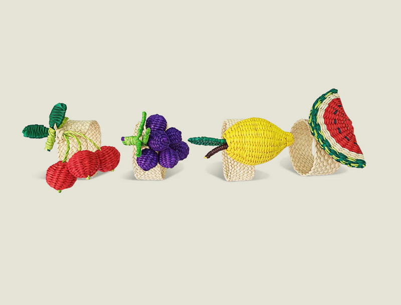 Frutta Napkin Rings (set of 4)