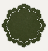 Iris Placemats Green (set of 4)