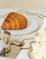 Wavy Placemats Beige/Green