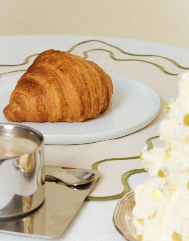 Wavy Placemats Beige/Green
