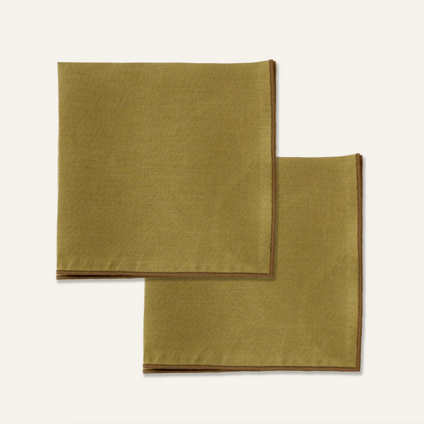 Linen Napkins Olive Green