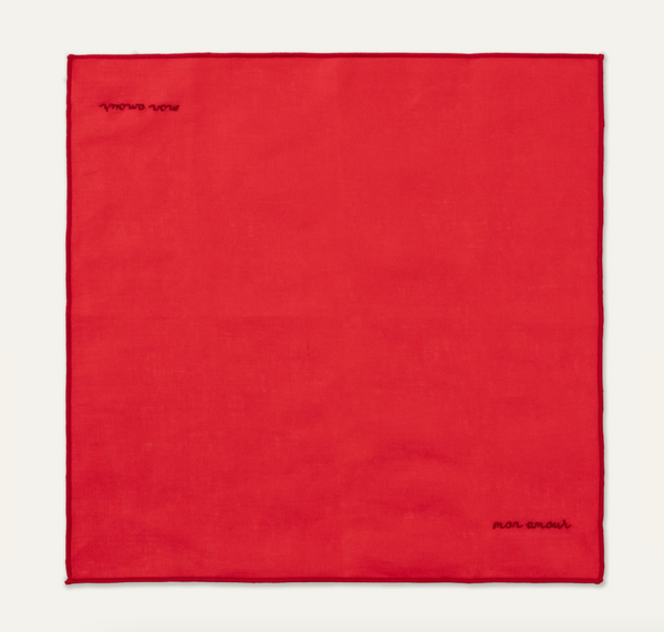 Mon Amour Embroidered Napkins