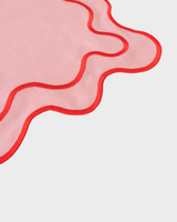 Wavy Placemats Pink/Red (set of 4)