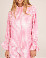 Light Pink Checkered - Blouse