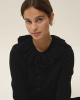 Roxane Cashmere Collar Black