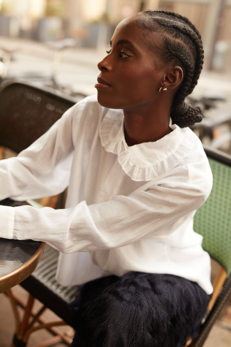 Ivory Clara Veil Shirt