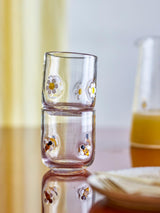 Bee & Daisy Glasses, Set of 2
